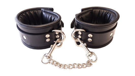 Padded Leather Ankle Cuffs (6854849495204)