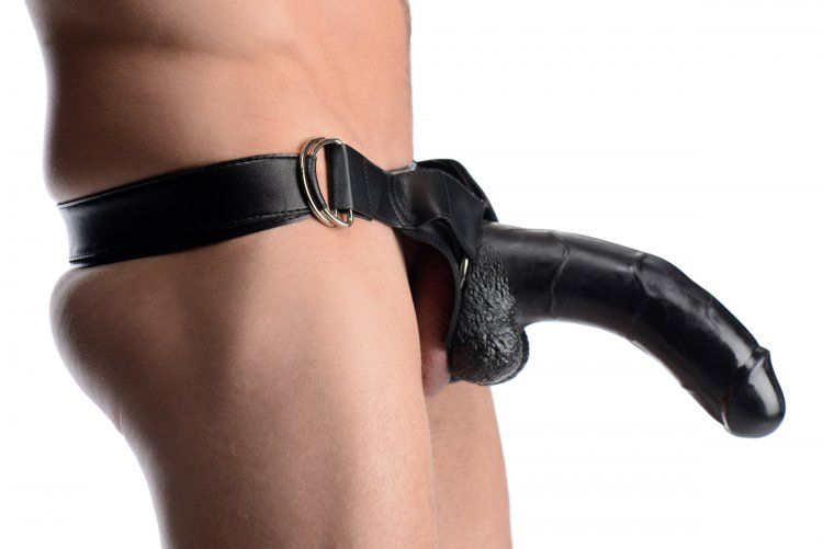 Infiltrator Hollow Strap-on With 10 inch Dildo (6948117119140)