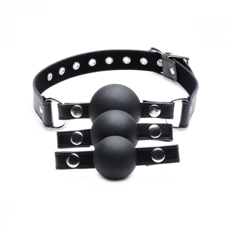 Interchangeable Silicone Ball Gag (7432679719151)