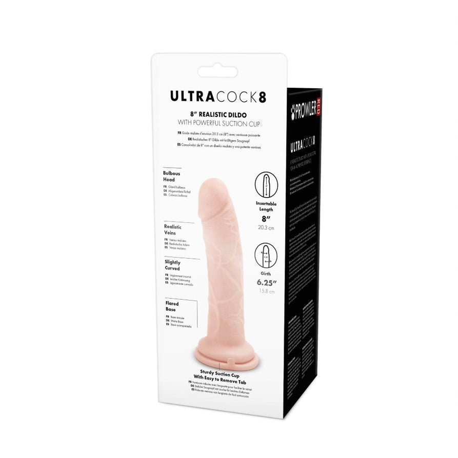 Prowler RED Ultra Cock 8" Vanilla PRICE ME (7021355925668)