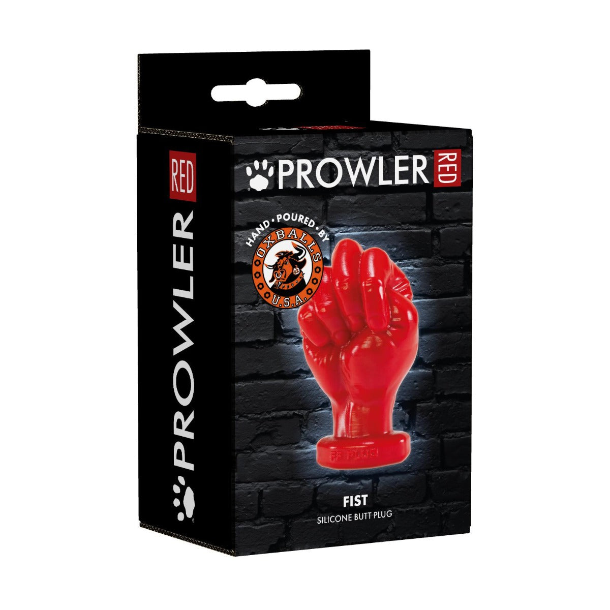 Prowler RED by Oxballs Fist Butt Plug Red Medium Prowler RED by Oxballs Fist Butt Plug Red Medium