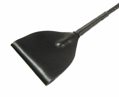 Mare Black Leather Riding Crop (6676202979492)