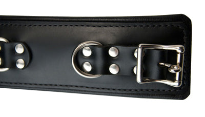 Padded Premium Leather Locking Wrist Cuffs (7450931888367)